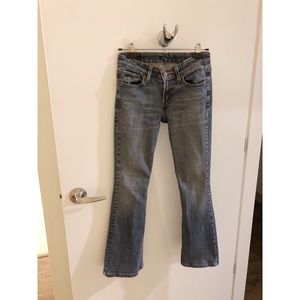 Vintage low rise levi’s flare jeans